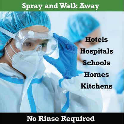 SNiPER Hospital Disinfectant, Odor Eliminator & All-Purpose Cleaner, 4 Ounce Spray Bottle