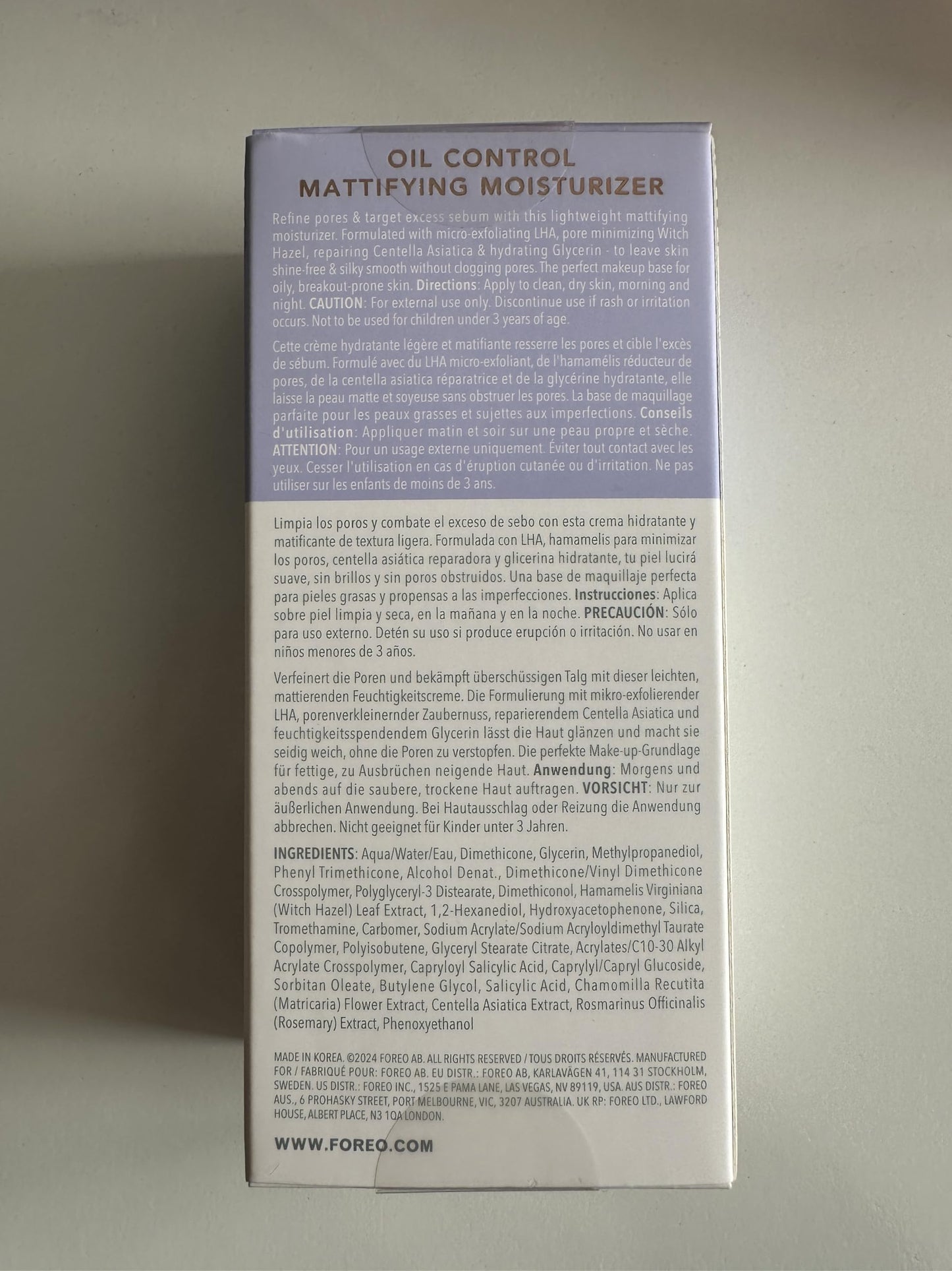 FOREO KIWI Oil Control Mattifying Moisturizer- Aftercare for Microdermabrasion Machine & Blackhead Extractor Pore Vacuum Skincare Tools- Oily skin with Acne- Dermatologist tested- Vegan, 1.35 Oz