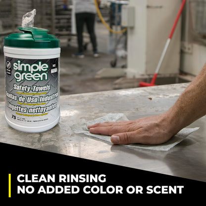 Simple Green Safety Towels 75 Ct