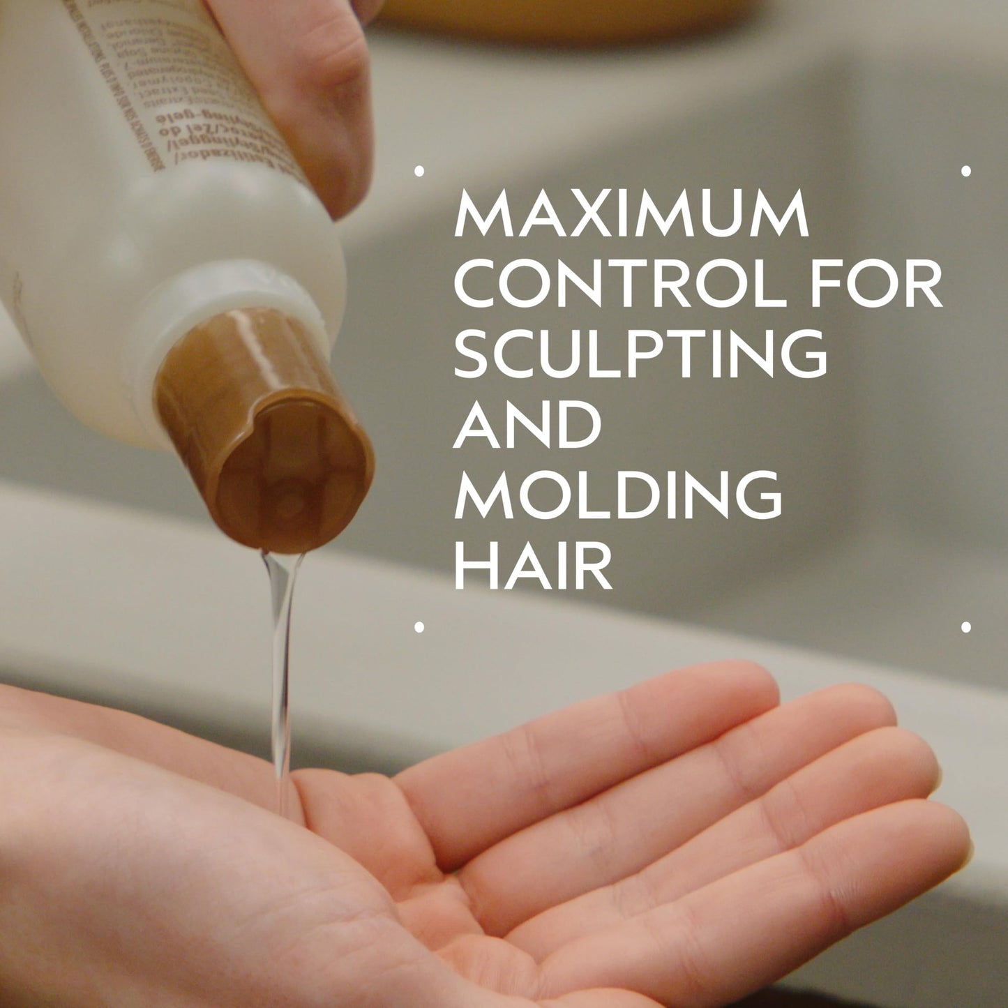 Aveda Flax Seed Aloe Strong Hold Sculpturing Gel | Adds Hold and Shine | For Molding and Sculptural Hair Styles | For Medium to Thick Hair | 8.5 Fl Oz