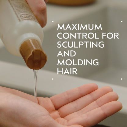 Aveda Flax Seed Aloe Strong Hold Sculpturing Gel | Adds Hold and Shine | For Molding and Sculptural Hair Styles | For Medium to Thick Hair | 8.5 Fl Oz