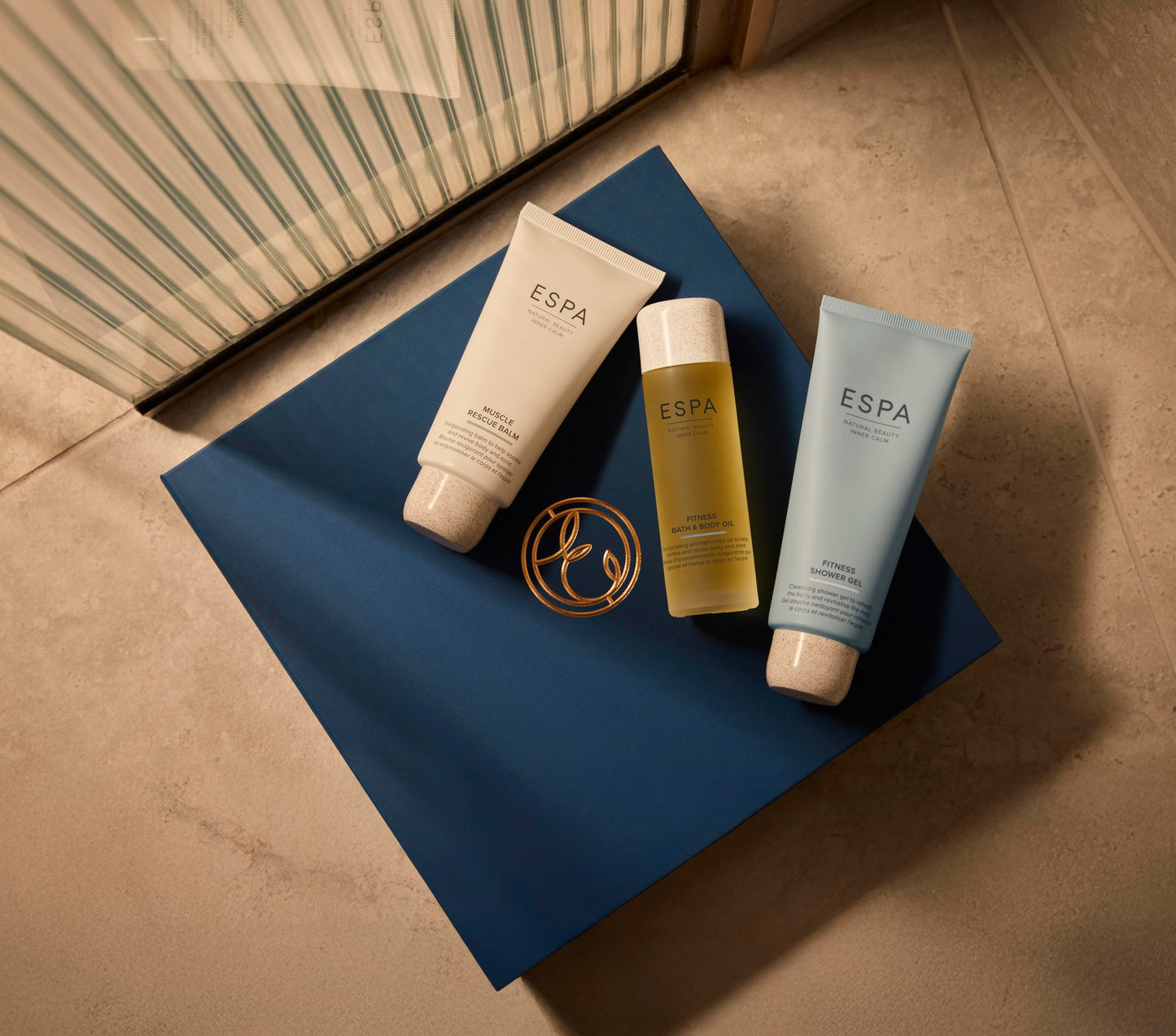 ESPA Fitness Collection | Muscle Rescue Balm, Body & Shower Gel with Peppermint, Eucalyptus & Lavender for Post-Workout Recovery, Soothe Tired Muscles & Empowering Bathing Ritual