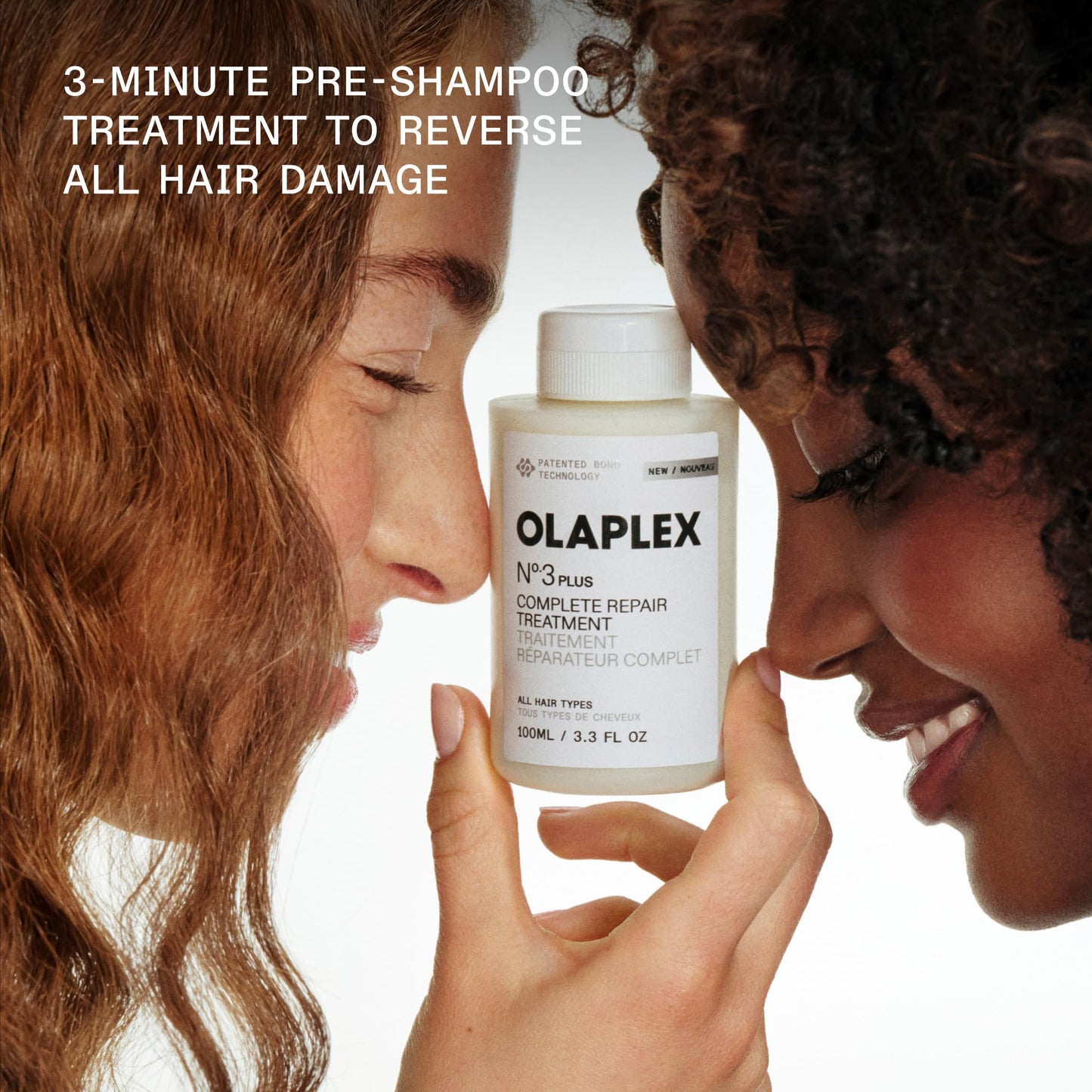 Olaplex N°.3PLUS Complete Repair Treatment: 3-minute Pre-shampoo Treatment to Immediately Repair Hair Damage for Softer, Stronger Hair | For Coily, Curly, Straight, and Wavy
