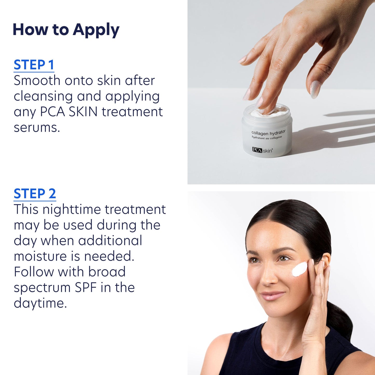 PCA SKIN Hydrating Collagen Cream for Face, Collagen Hydrator Night Cream, Hydrates and Firms Dry Mature Skin, Made with Shea Butter, Olive Fruit Oil, and Sweet Almond Fruit Extract