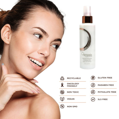 Osmosis Mineral Hydration Finishing Facial Mist to Revive Skin Radiance, Makeup Setting Spray, 3.4 Fl Oz