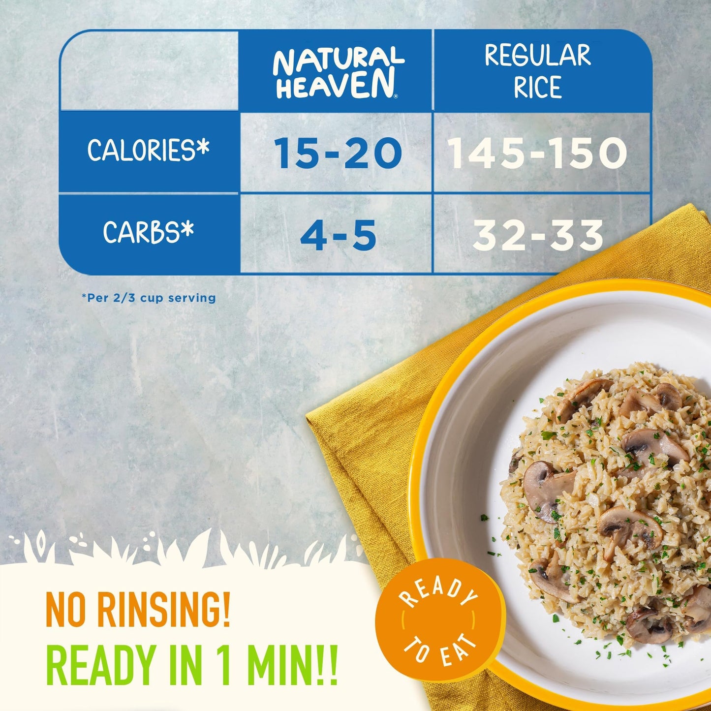 Natural Heaven White & Brown Rice, Hearts of Palm Variety 6-Pack – Naturally Rich in Potassium, Low-Calorie Veggie Rice, Keto & Gluten-Free Food, Vegan, 9 Oz