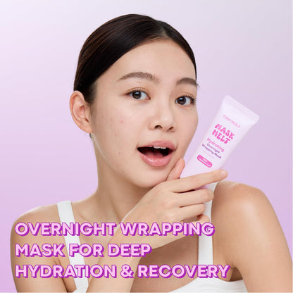 TONYMOLY Mask Melt PDRN + Hyaluronic Acid Wrapping Mask, Overnight Hydrating Face Mask with Second-Skin Technology for Firmness, Elasticity & Radiance, Deep Moisture Treatment, 2.7 fl oz