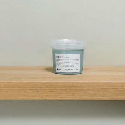 Davines MINU Hair Mask | Nourish and Brighten Color Treated Hair | Smooth and Add Shine