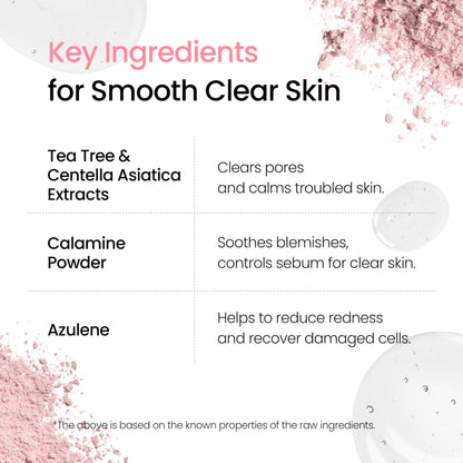 NEOGEN A-Clear Soothing Pink Eraser, Spot Care, Blemish Care, Korean Skin Care, Pink Pimple Drying Power, Calamine Powder, Nighttime Spot for Face and Skin (0.50 Fl Oz)