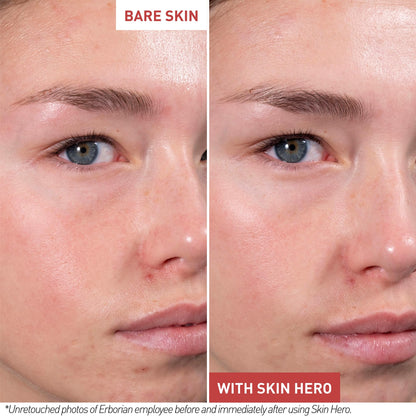 Erborian Skin Hero Perfector, Non-Tinted Concealer & Makeup Primer Hydrates, Smooths Texture, Blurs & Illuminates, Glass‑Skin Base, Korean Skincare
