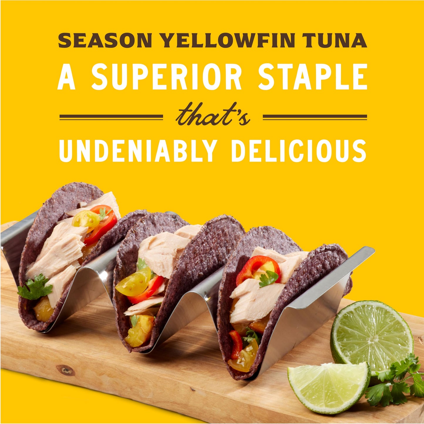 Season Yellowfin Tuna Fillets in Olive Oil - Wild Caught, Hand-Packed in Glass Jars, 16g of Protein per Serving, Premium Quality - 6.7 Oz (Pack of 6)