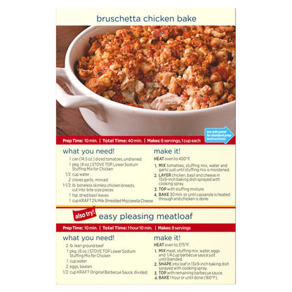 Stove Top Low Sodium Chicken Stuffing Mix ,6 Oz