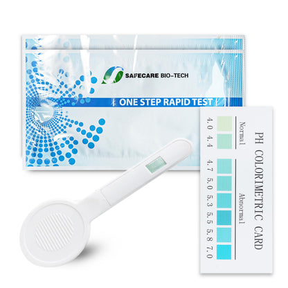 One Step Vaginal pH Bacterial Vaginosis Test Kit, 5 Test Kits, BV, Yeast Infection, Feminine Vaginal Health, pH Balance for Women, Individually Foil Wrapped