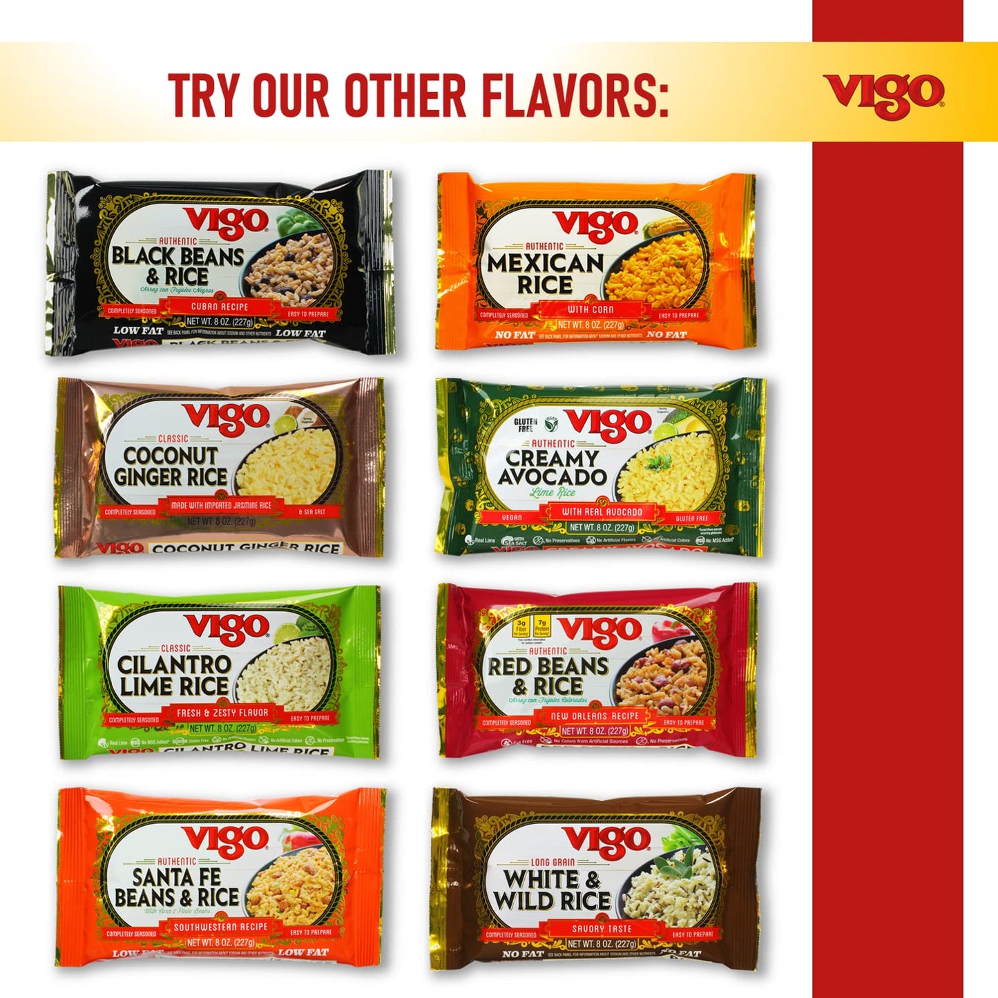 Vigo Authentic Saffron Yellow Rice, Low Fat, 5oz (Pack of 6)