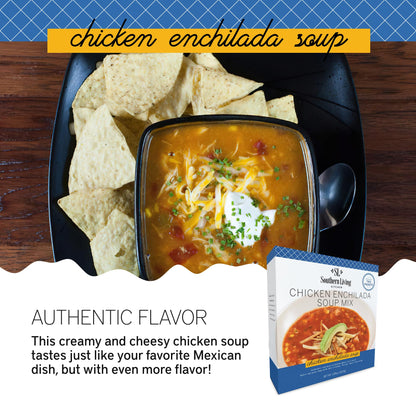 Southern Living Chicken Enchilada Soup Mix, Fresh Ingredients, Soup Mix, Family Dinner, Chicken Enchilada Casserole, Chicken Enchilada Soup, Gourmet Meal, 2 Seasoning Packets