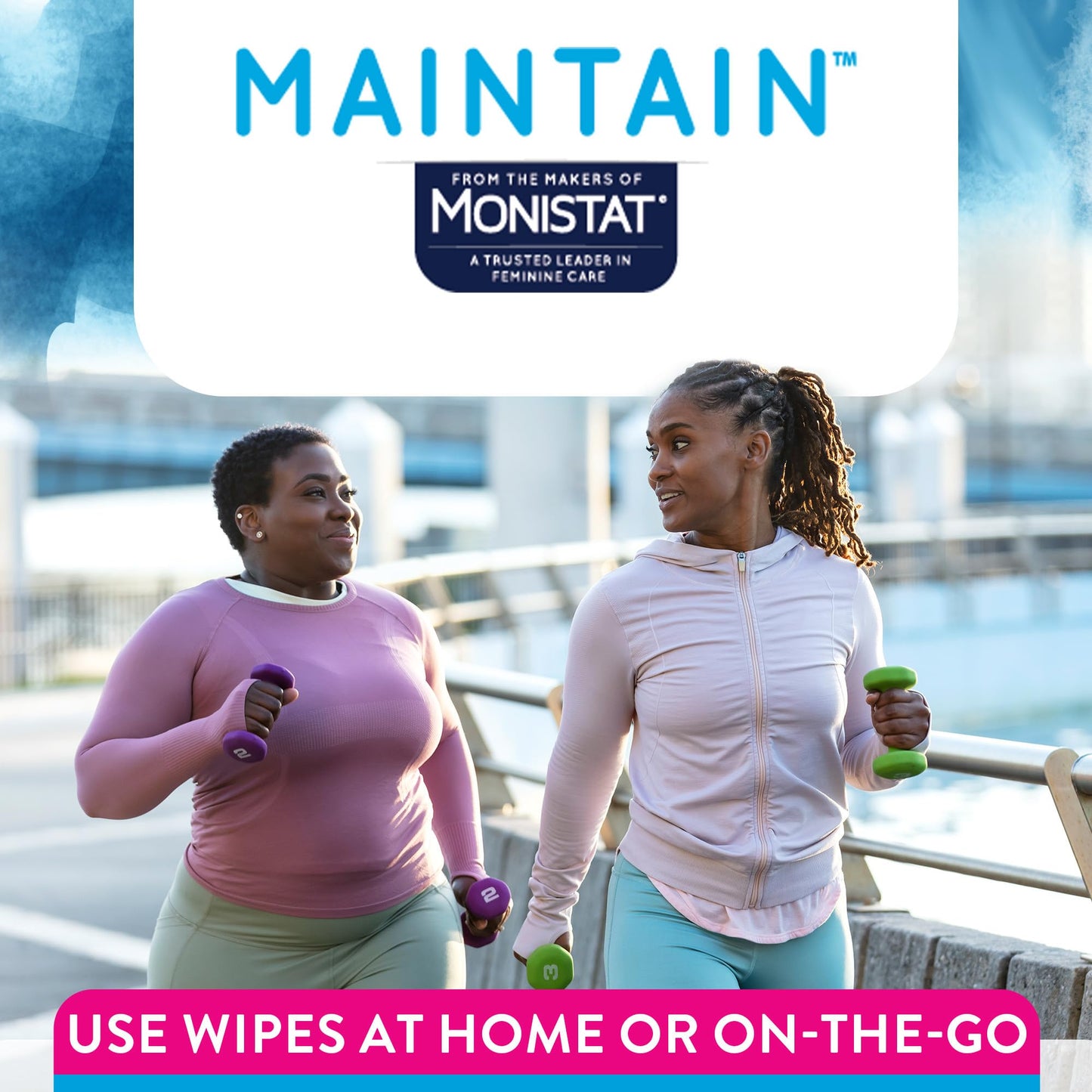 Monistat Maintain Boric Acid Odor Control Kit, 10 Feminine Wipes & 10 Boric Acid Suppositories for Women, Fragrance-Free and Non-Irritating pH Balanced Formulas to Control Vaginal Odor