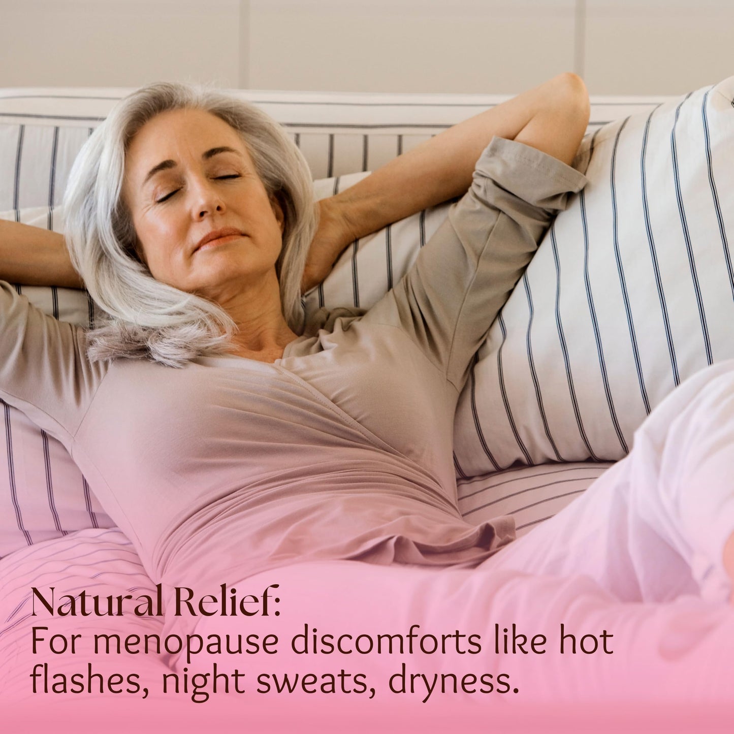 Menopause Cream For Women with Sandalwood Oil & Pure Rose Water, Hot Flashes Menopause Support for Women -Soothing Relief, Hot Flashes Relief, Natural Comfort & Calmness - 1.76 Fl oz