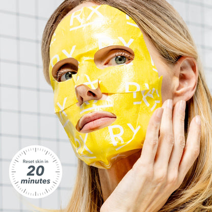 Beekman 1802 Milk RX Advanced Better Aging Collagen Face Mask – Hydrating Sheet Mask for Firming & Glass Skin, Goat Milk Barrier Support, Single Use