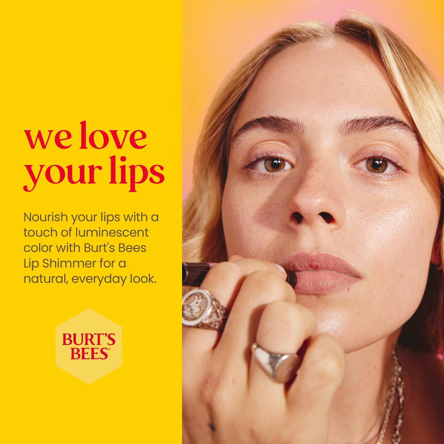 Burt's Bees Lip Balm Spring Gifts, 3 Nourishing Lip Care Shimmers for All Day Glow, Kissable Color Spring Gift Set -Peony, Fig & Rhubarb (Packaging May Vary)