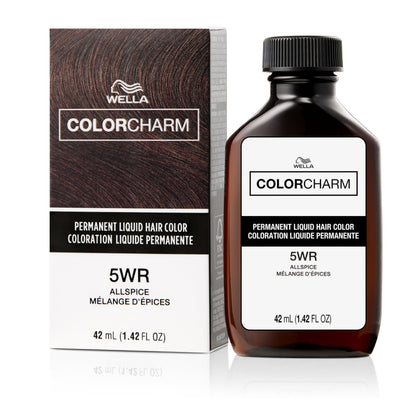 WELLA Color Charm Permanent Liquid Hair Color for Gray Coverage, Red
