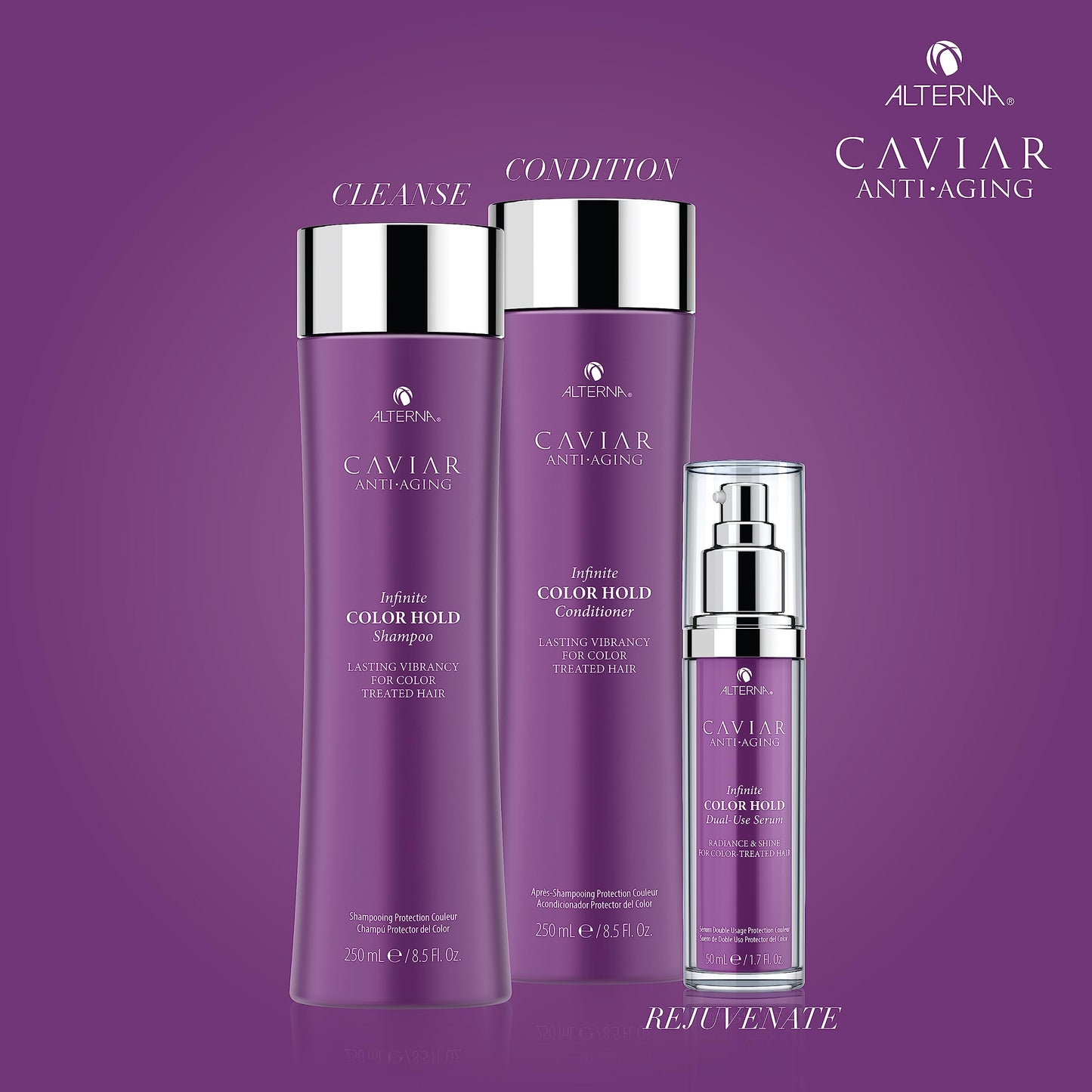CAVIAR Anti-Aging Infinite Color Hold Shampoo | For Color Treated Hair | Minimizes Color Fade | Sulfate Free