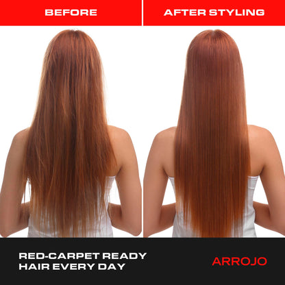 ARROJO Set & Style Hair Spray – Blow Dry Spray To Create Body, Shine, Hold – Hair Shine Spray For Blow-Drying -Hair Setting – Anti Frizz Hair Products To Fight Humidity (6 Oz)