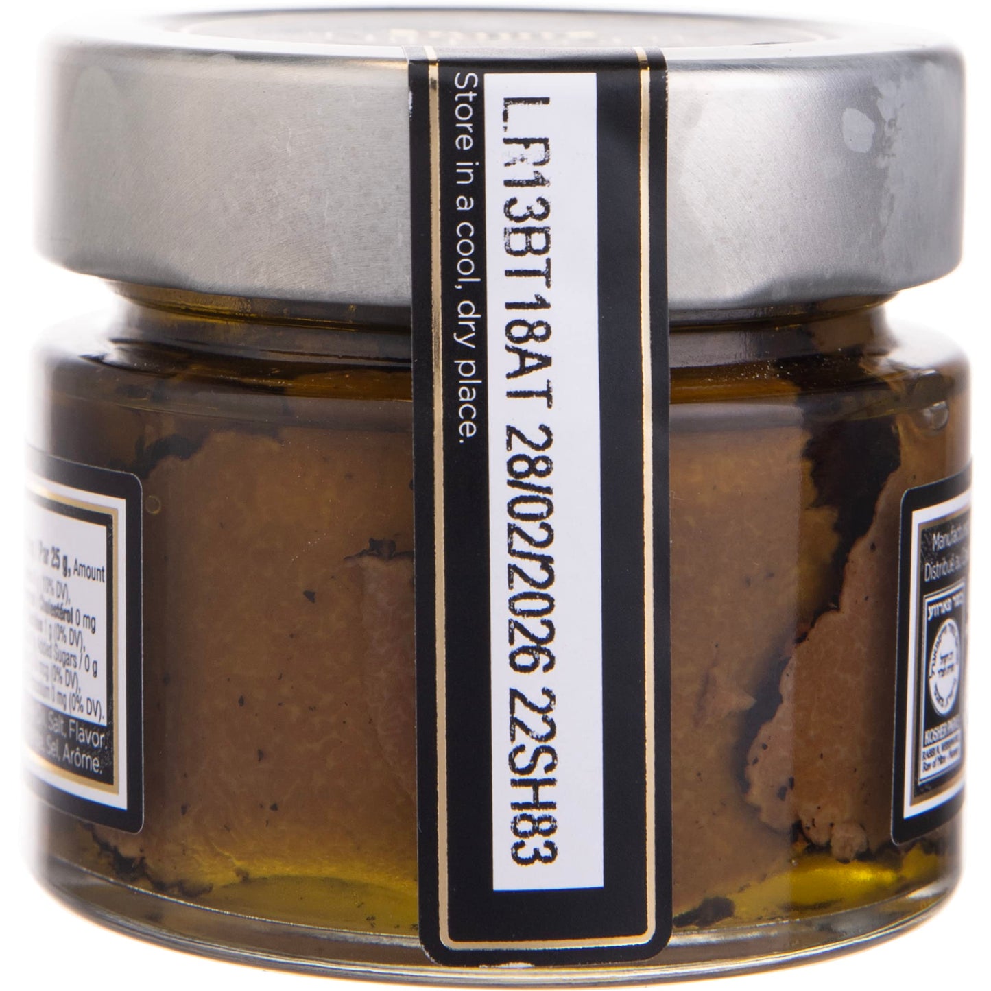 Tuscanini Reserve Italian Sliced Black Truffle in Extra Virgin Olive OIl, 1.41oz | Thin Truffle Mushroom Slices | Authentic Italian Truffle Carpaccio | Product of Italy