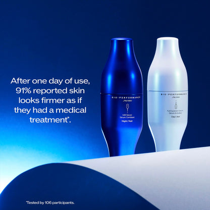 Shiseido Bio-Performance Skin Filler Serums - Two-Step Serum System - Night & Day Formulas for Plump, Firm Skin