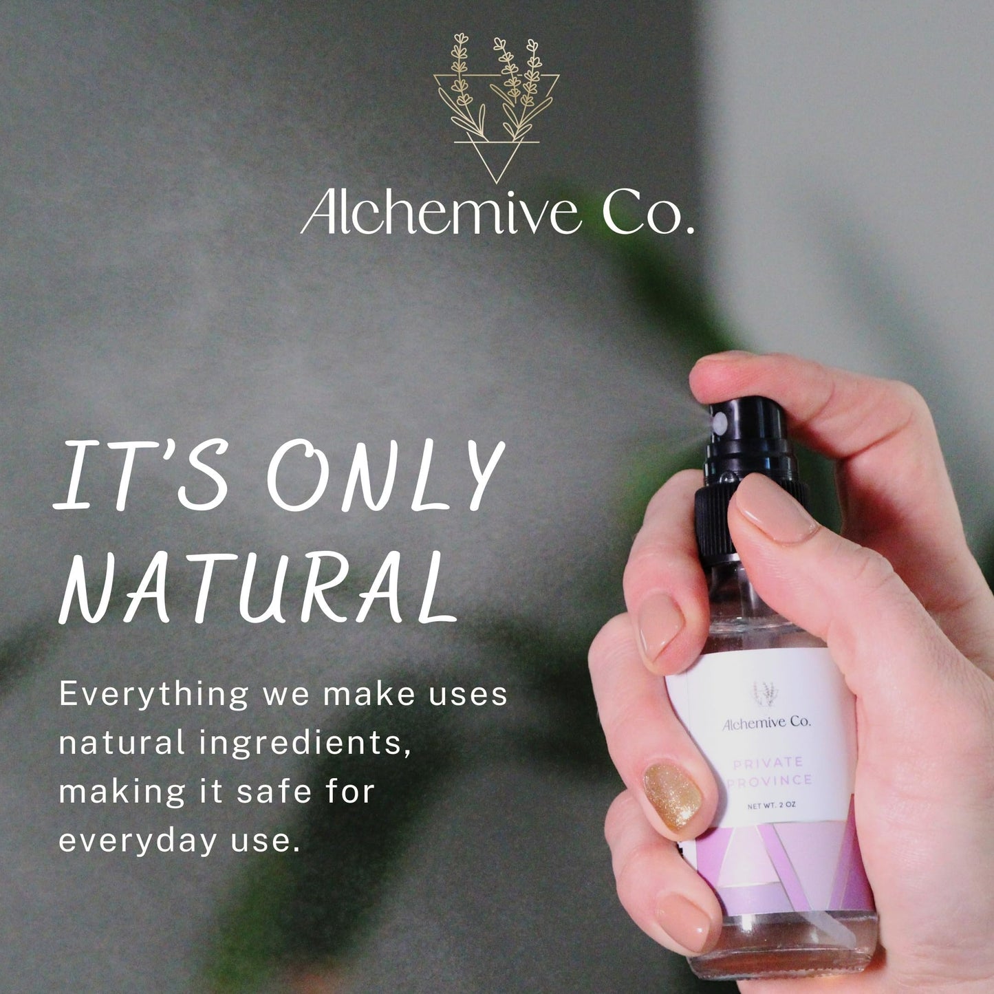 Private Province Organic Feminine Refreshing Spray | Intimate Deodorant & Freshening Mist with Geranium & Lavender Scents - 2 oz Bottle
