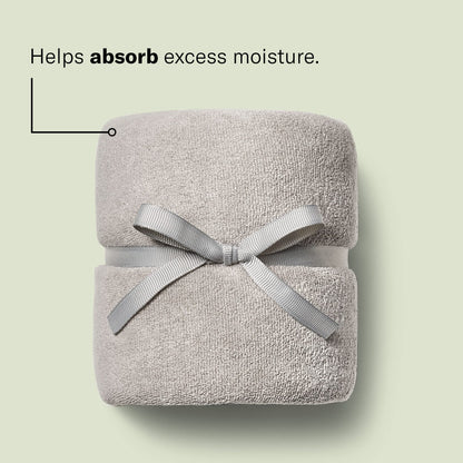 DevaCurl Microfiber Anti-Frizz Hair Towel | Gently Dries | Gray