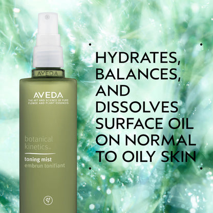 Aveda Botanical Kinetics Toning Mist | Refreshing Toner for Normal to Oily Skin | Hydrates & Balances Skin, 5 Fl Oz