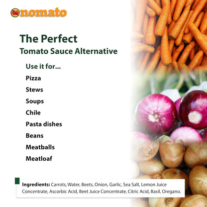 Nomato - 1 Pack of Original Tomato Free Marinara Sauce (24 oz) - Tomato Free, Gluten Free, Nut Free and Dairy Free (Marinara, 1 Pack)