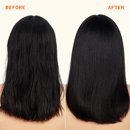amika superfruit star lightweight hair styling + heat defense oil | heat protection, strengthen + reduce breakage, smooth frizz, add glossy shine | for all hair types