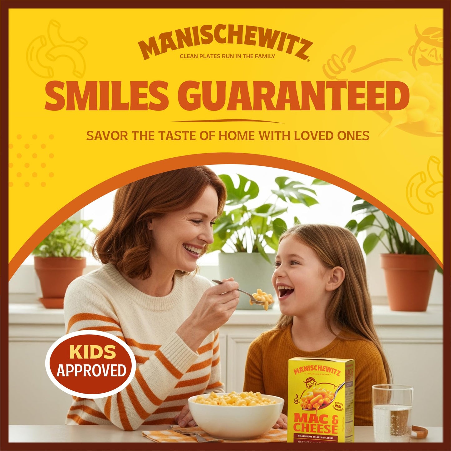 Manischewitz Kosher Mac & Cheese, 5.5oz (4 Pack) Made with Real Cheddar Cheese, No Artificial Colors of Flavors, Certified Kosher