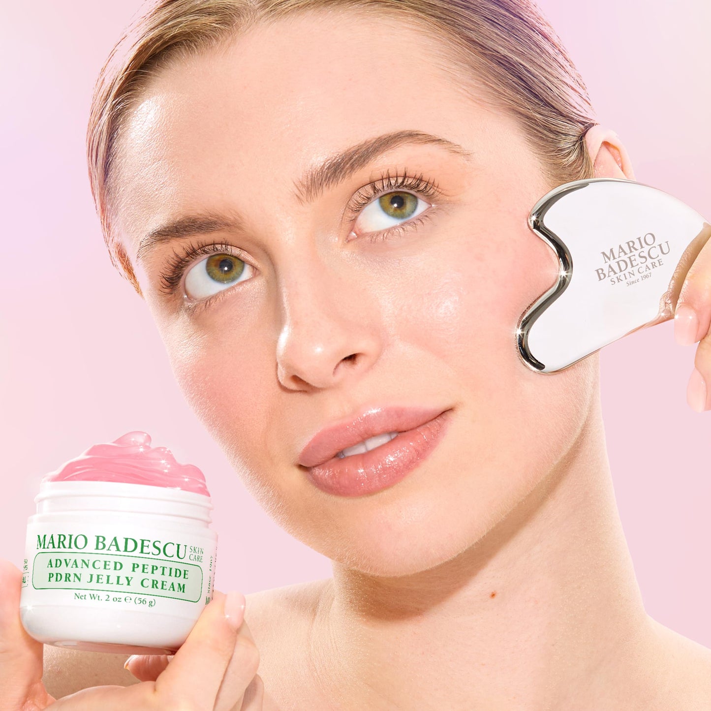 Mario Badescu Advanced Peptide PDRN Jelly Cream | Lightweight Face Moisturizer with Vegan PDRN (Heartleaf Plant DNA), Peptides, Niacinamide & Sodium Hyaluronate for Daily Hydration