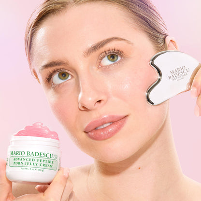Mario Badescu Advanced Peptide PDRN Jelly Cream | Lightweight Face Moisturizer with Vegan PDRN (Heartleaf Plant DNA), Peptides, Niacinamide & Sodium Hyaluronate for Daily Hydration