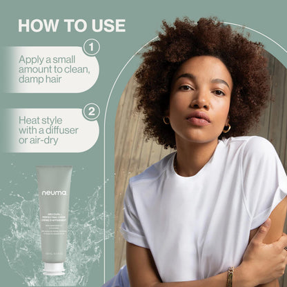 NEUMA Neu Curl Perfecting Creme 5.1 Fl. Oz. Curl Cream with Coconut Hibiscus Scent, Lightweight, Nourishing Curl Defining Cream, Curl Cream for Wavy Hair Anti Frizz Formula