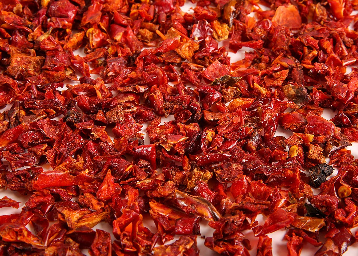 Gourmanity Dried Red Bell Peppers, Flavorful Diced Peppers, Fresh and Appetizing, Perfect for Ramen Bae Ramen Toppings Soups Stir-Frys and Stews, All Natural, Resealable 4oz Bag.