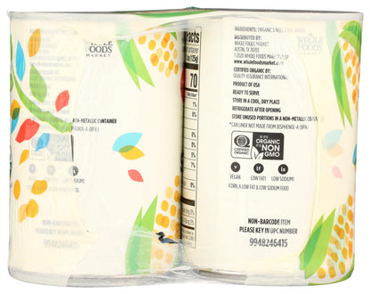 365 by Whole Foods Market, Organic Corn, No Salt Added, 15.25 Ounce, 4 Pack