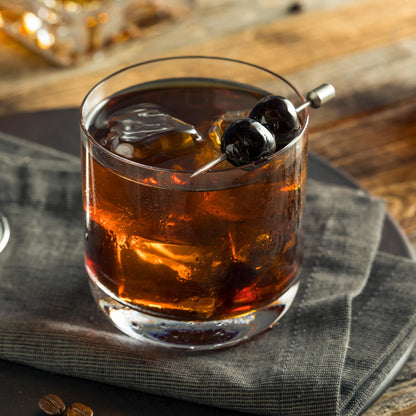 Royal Harvest Amarena Style Cherries, 29 oz | Kosher | No Artificial Colors, Dyes or Ingredients | Farm to Table Gourmet Cherries in Rich Syrup