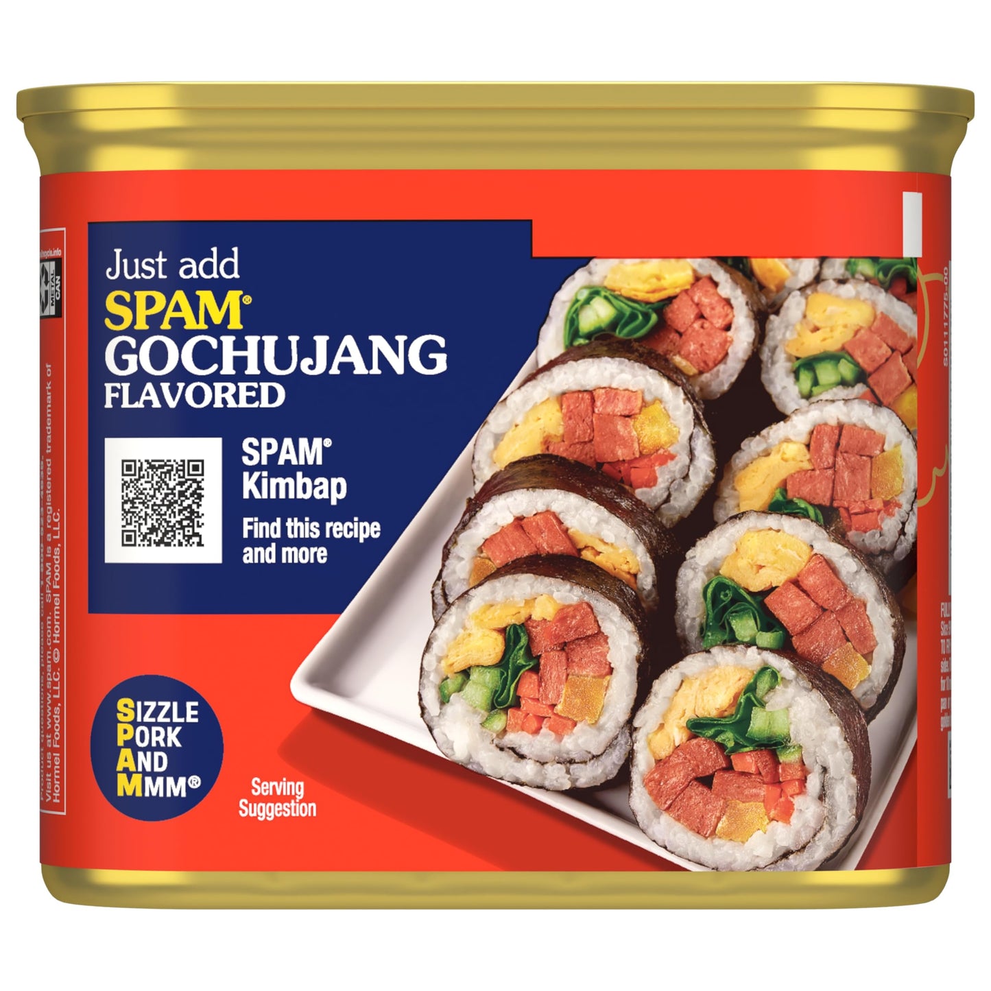 SPAM Gochujang Flavored, Shelf Stable, 12 oz Can (Pack of 8)