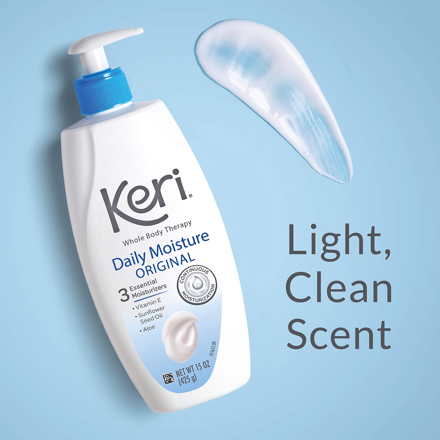 Keri Moisturizer and vH essentials Feminine Wash Bundle, 20 Oz and 6 Fl Oz