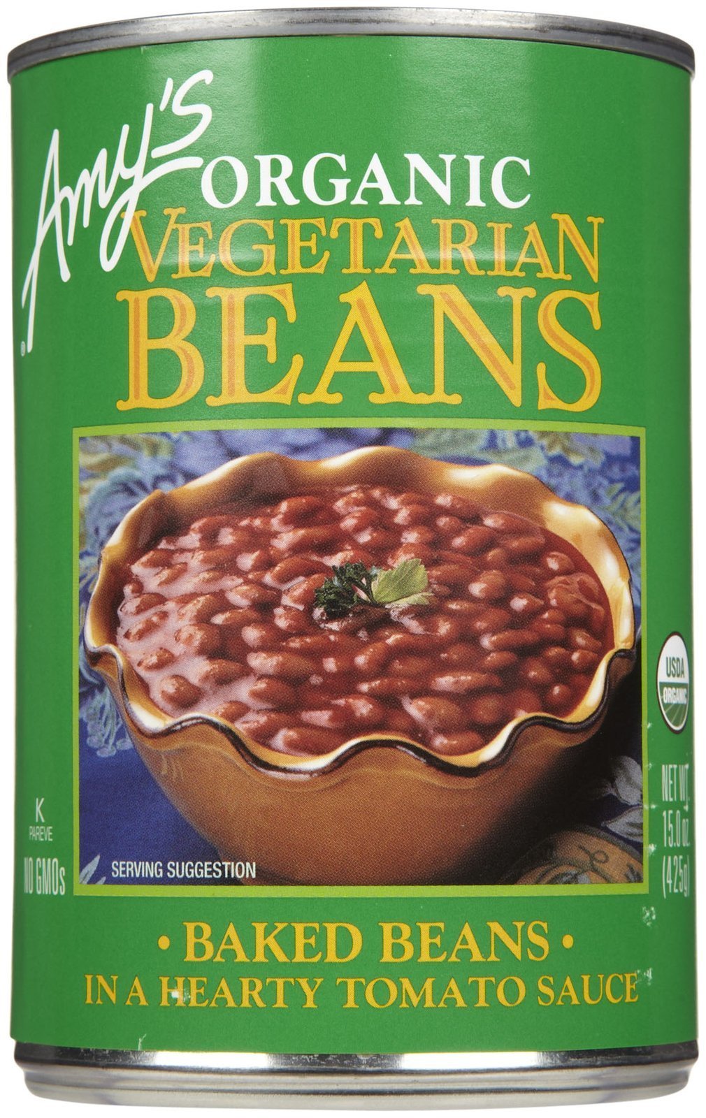 Amys, Beans Baked Vegetarian Organic, 15 Ounce
