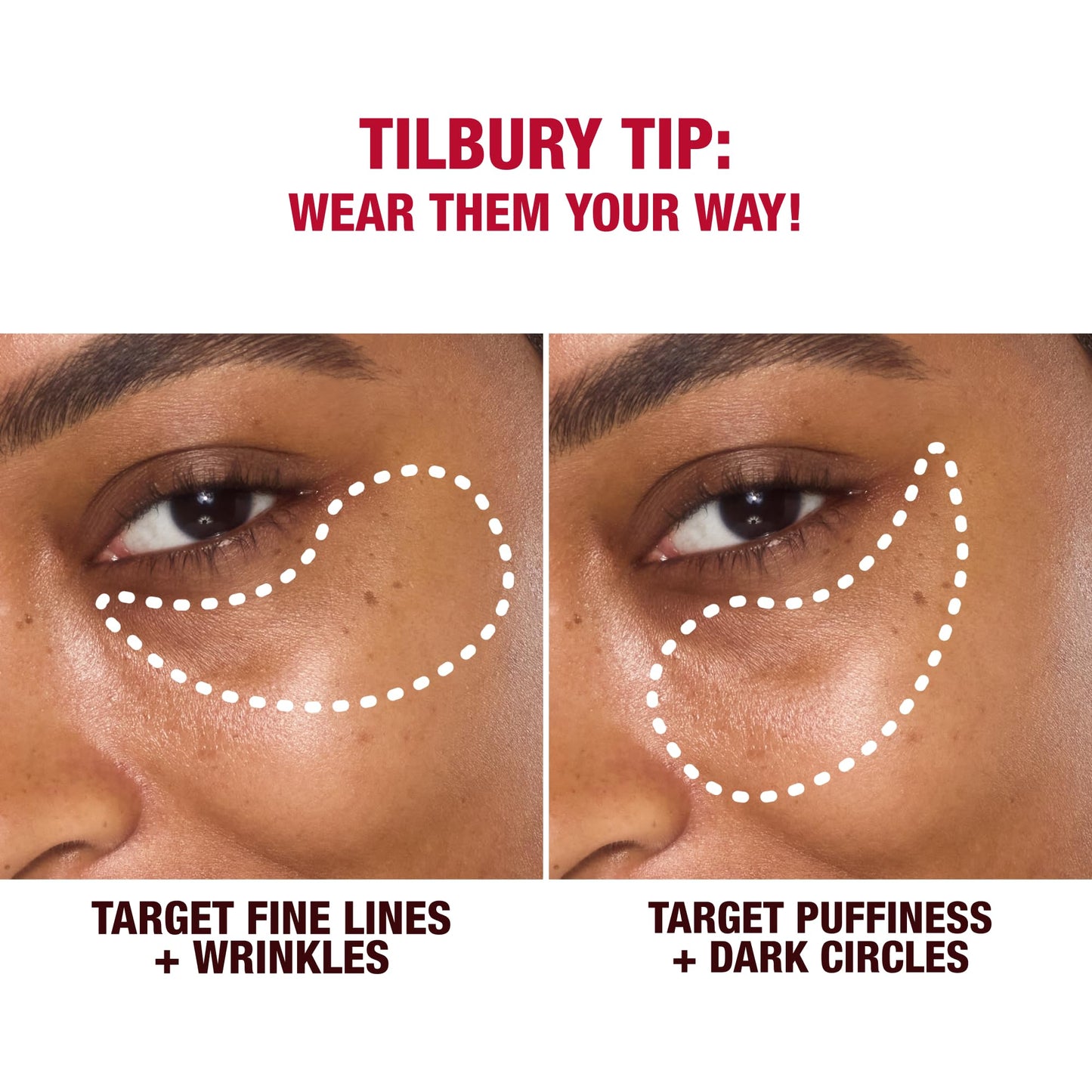 Charlotte Tilbury Hollywood Skin Secrets Under Eye Patches - Radiance-Boosting Lift Effect Eye Patches for Puffy Eyes & Dark Circles - Infused with Non-Slip & Non-Drip Cooling Hydrogel Cushion