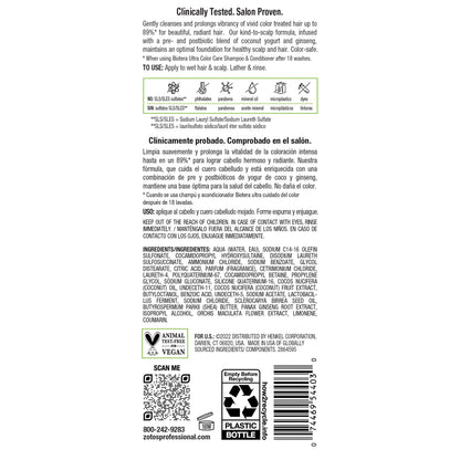 Biotera Ultra Color Care Shampoo | Prolongs Vivid Color-Treated Hair | Microbiome Friendly | Vegan & Animal Test-Free | Paraben & Sulfate Free | Color-Safe