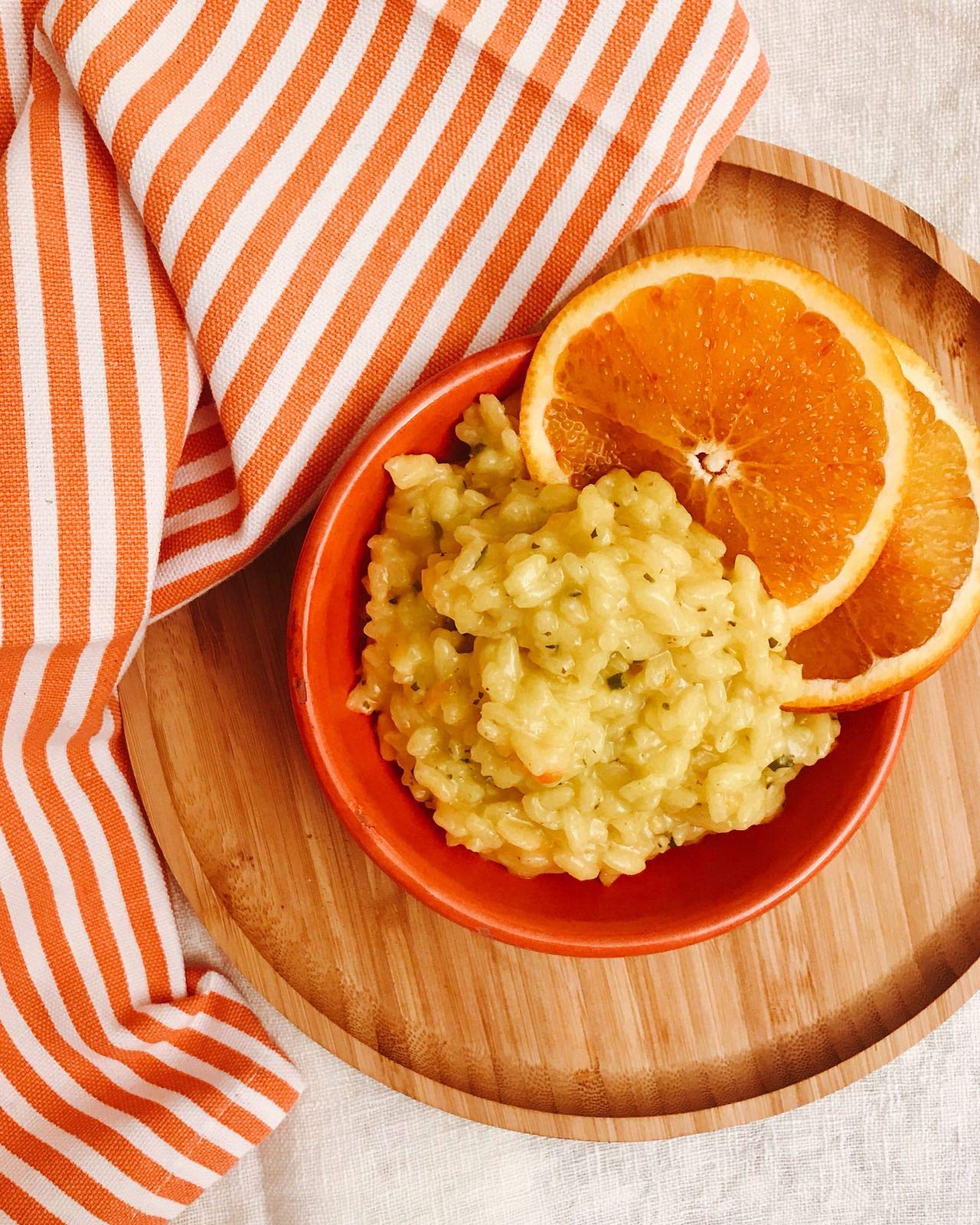 Tiberino's Real Italian Meals - Risotto Amalfi with Orange Zest