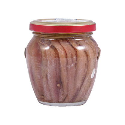 Agostino Recca Fillets of Anchovies in Olive Oil, 200 Gram 7.05 OZ Net Wt