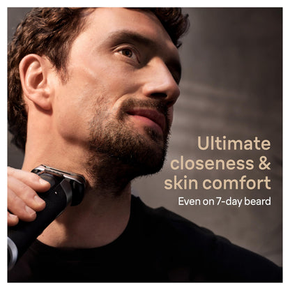 Braun Series 9 PRO+ Electric Razor for Men, 5 Pro Shave Elements & Precision Long Hair Trimmer, 6in1 SmartCare Center, Wet & Dry Electric Shaver for Smooth Skin with 60min Battery Runtime, 9517s