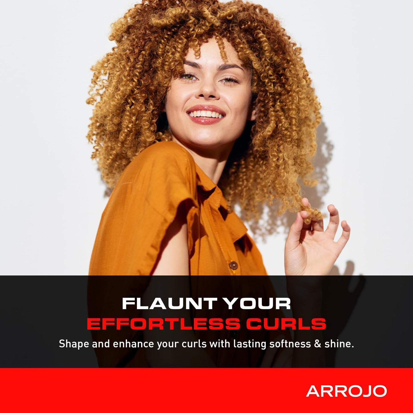 ARROJO Curl Enhancer – Curly Hair Gel for Soft, Fine Curls - Curl Gel w/ Amino Acids, Oat Proteins – Curl Enhancing Hair Products to Add Shapely Spring – Wavy & Curly Hair Products (5.1 oz)