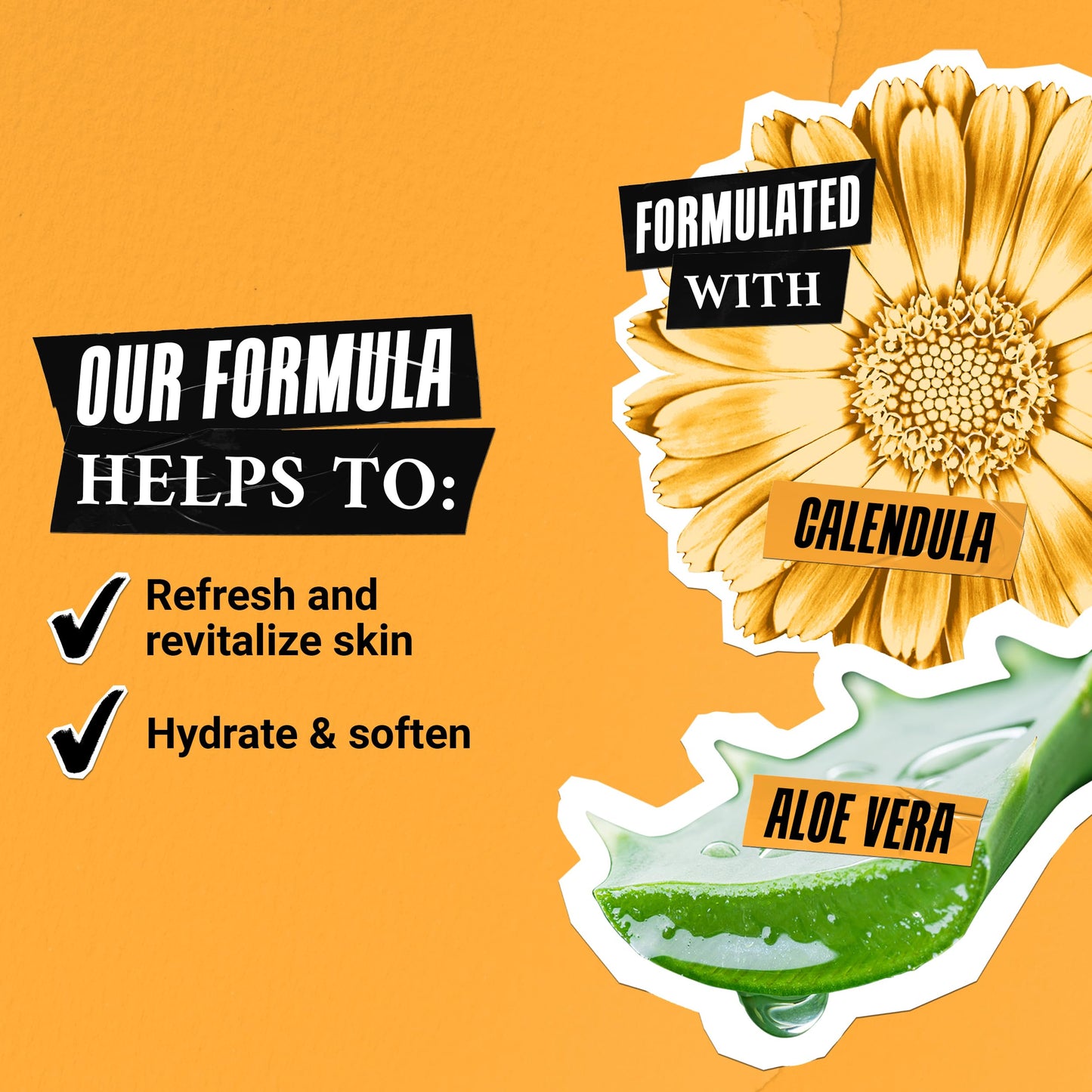 Kiehl's Calendula Petal Infused Calming Mask, Hydrating & Soothing Gel Face Mask for All Skin Types, Refreshes Dry Skin, with Calendula & Aloe Vera, Paraben-free, Fragrance-free